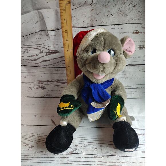 petting zoo 1994 animated plush Christmas mouse Non Working READ - Picture 5 of 16
